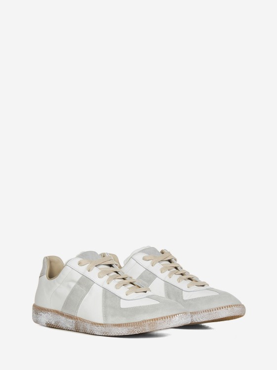 Shop Maison Margiela White Replica Sneakers