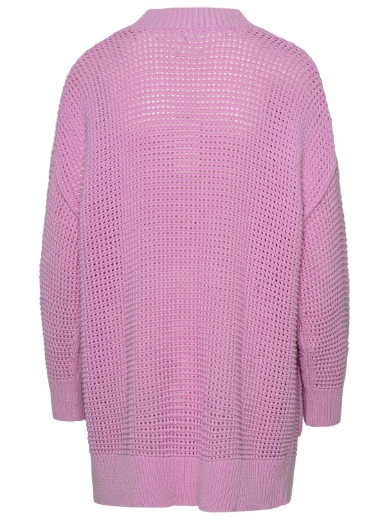 Shop Brodie Cashmere Pink Hemp Blend Cardigan