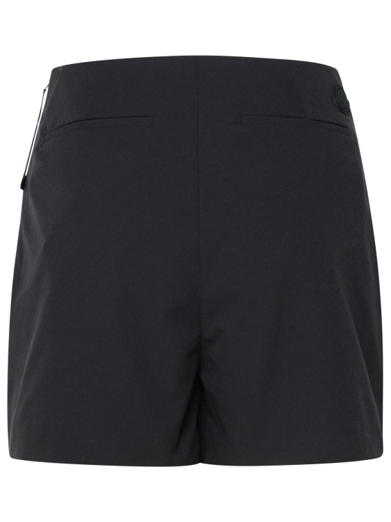 Shop Moncler Black Polyester Blend Shorts