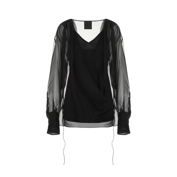 Givenchy Topwear In Black Silk In Black
