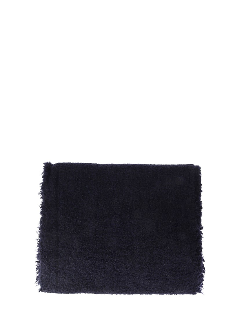 Faliero Sarti Metallic Threading Seimanda Scarf In Blue