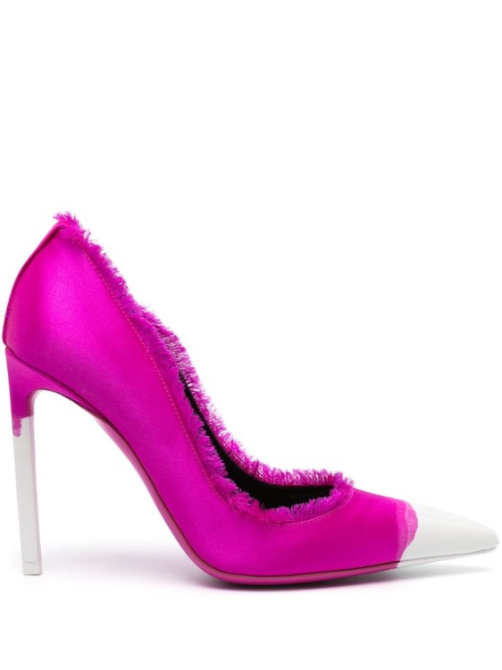 Tom Ford Pink Painted Satin Shoes