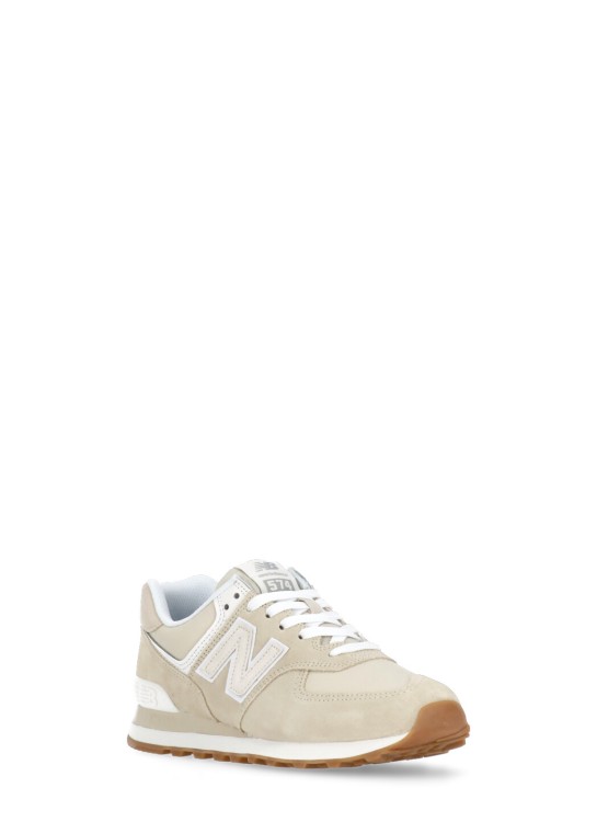 Shop New Balance 574 Sneakers In Neutrals