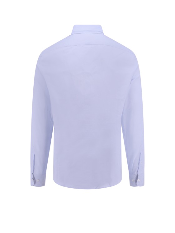 Shop Etro Blue Cotton Shirt