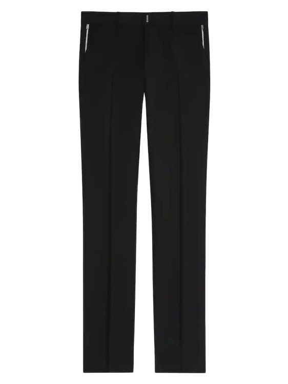 GIVENCHY PANTS IN WOOL AND MOHAIR,d77ee264-f8f8-365c-0fbc-8ee7f628704a