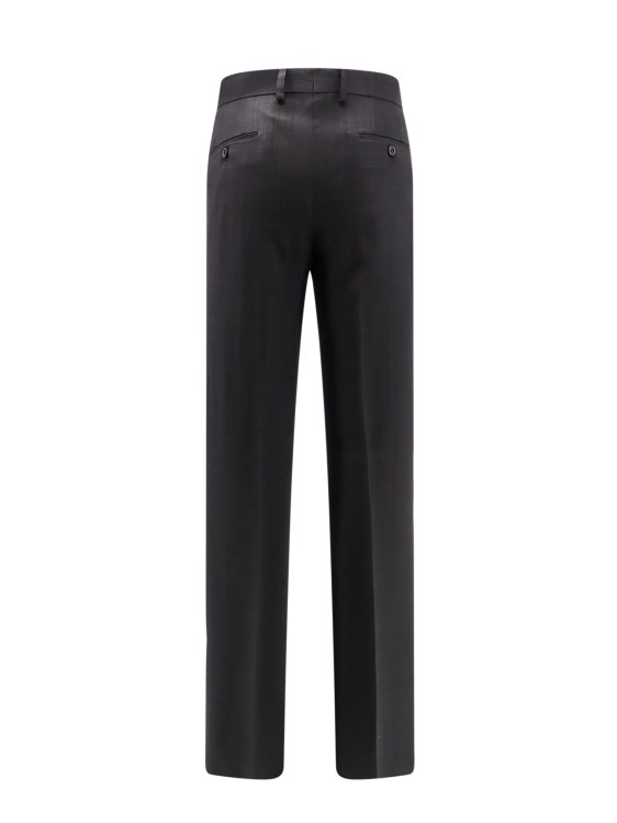 Shop Lardini Viscose Trouser In Black
