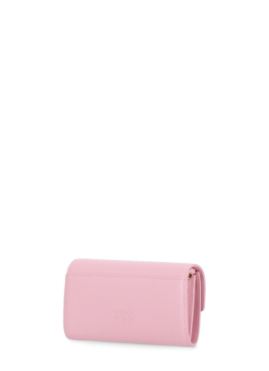 Shop Pinko Love One Simply Wallet In Pink