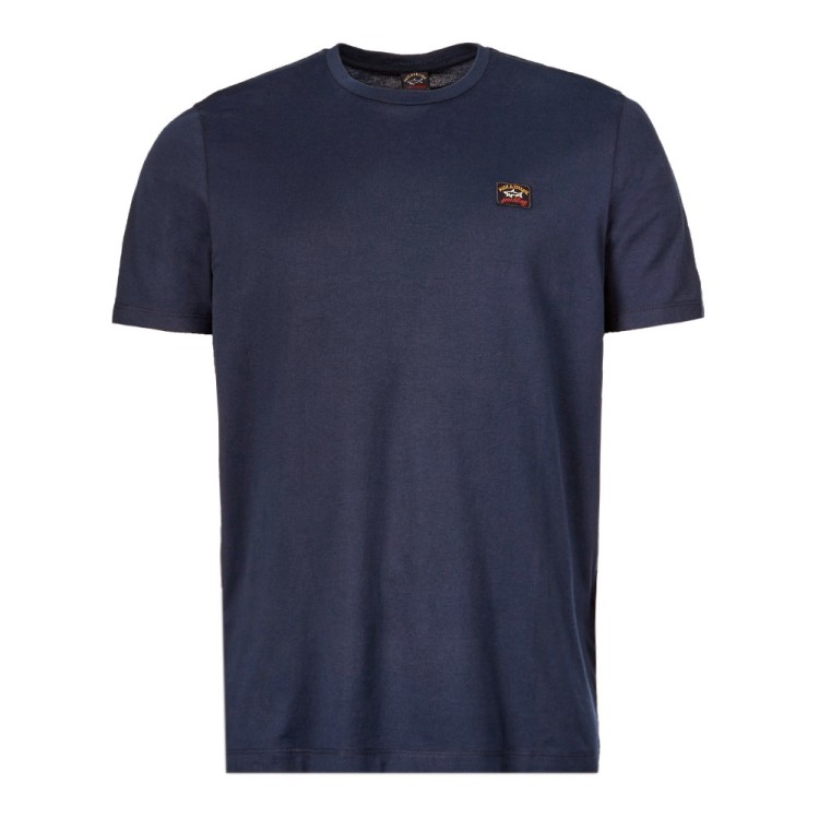 Paul & Shark Organic Cotton T-shirt In Blue