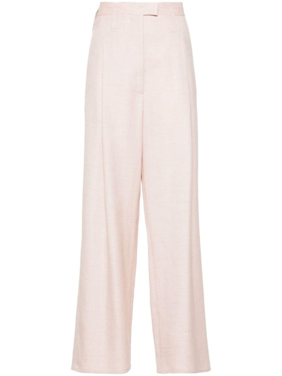 Shop Philosophy Di Lorenzo Serafini Wide Trouser In Pink