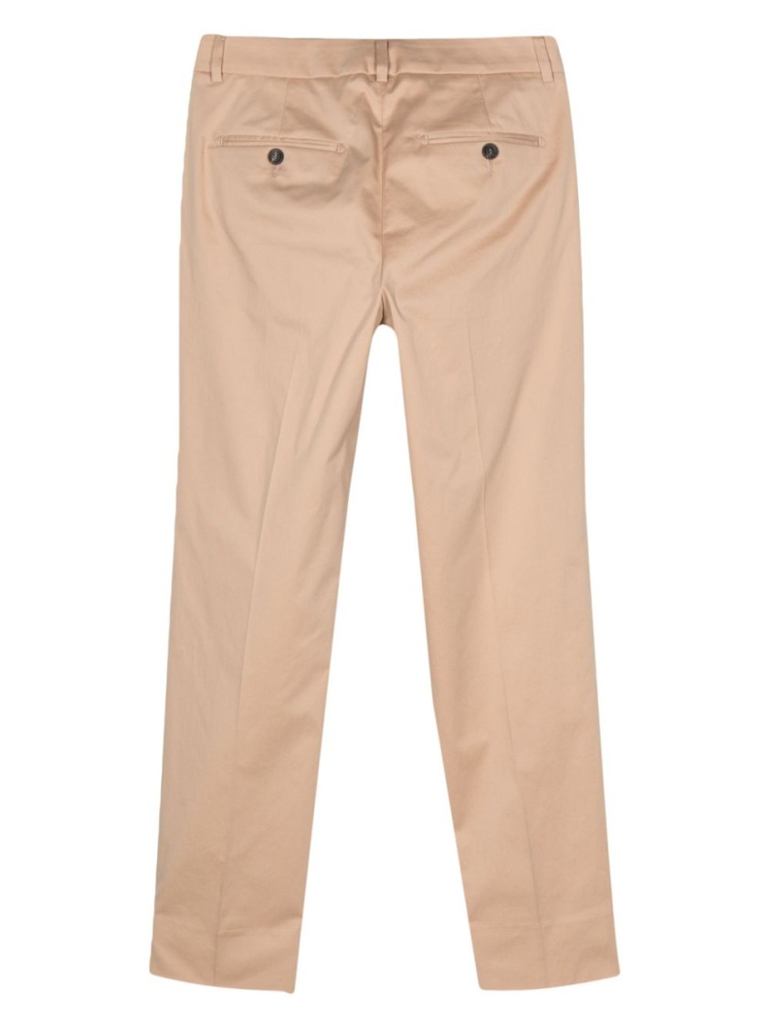 Peserico 4718 Tailored Trousers In Brown