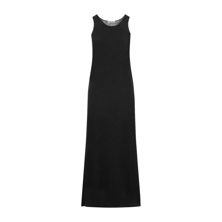 The Row Farissa Maxi Slip Dress In Black