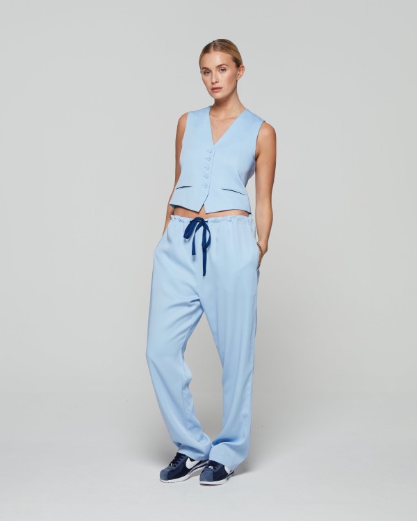 Shop Serena Bute Summer Trouser '24 - Pastel Blue