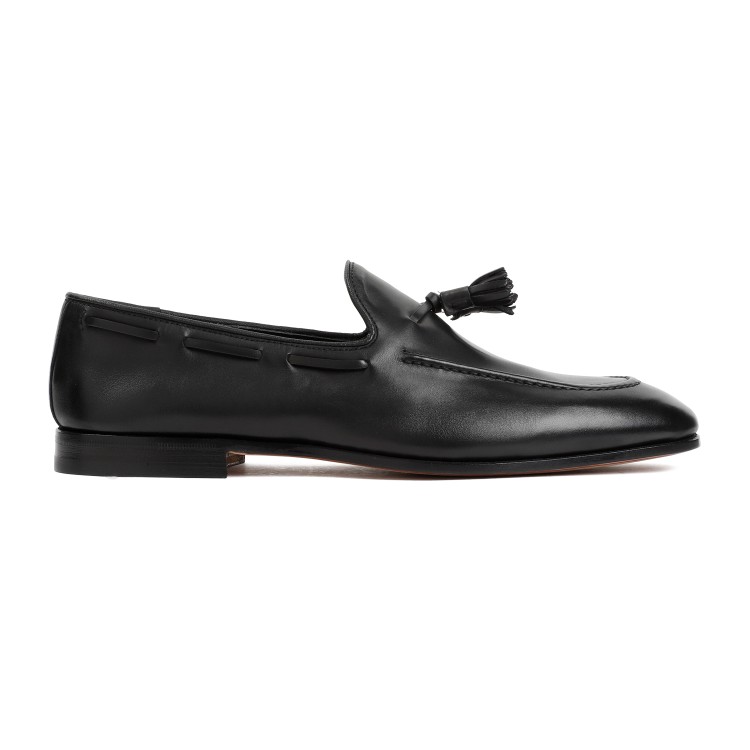 Shop Church's Maidstone Black Calf Leather Loafers