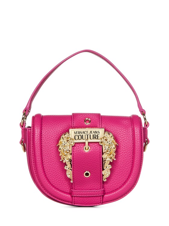 Fuchsia Faux Leather Handbag by Versace Jeans Couture in Pink color for  Luxury Clothing