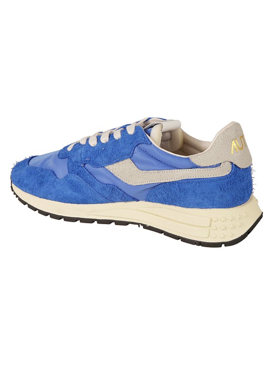 Shop Autry Royal Blue Round Toe Sneakers