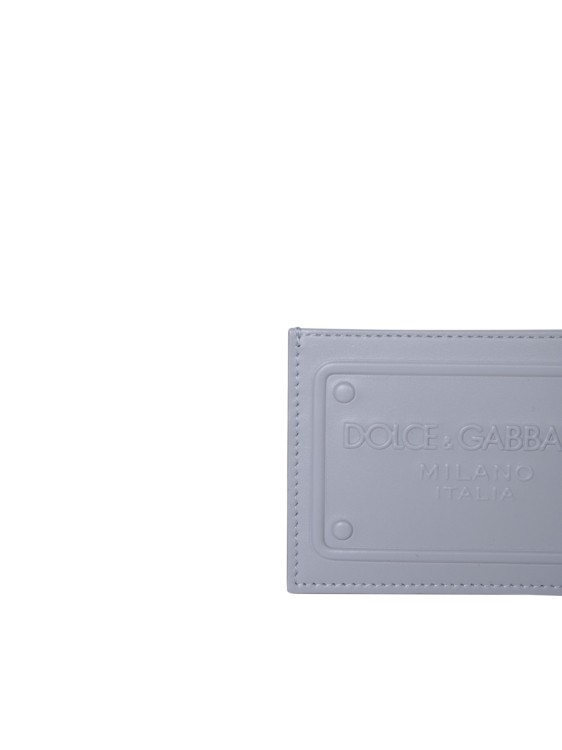 Shop Dolce & Gabbana Leather Cardholder In White