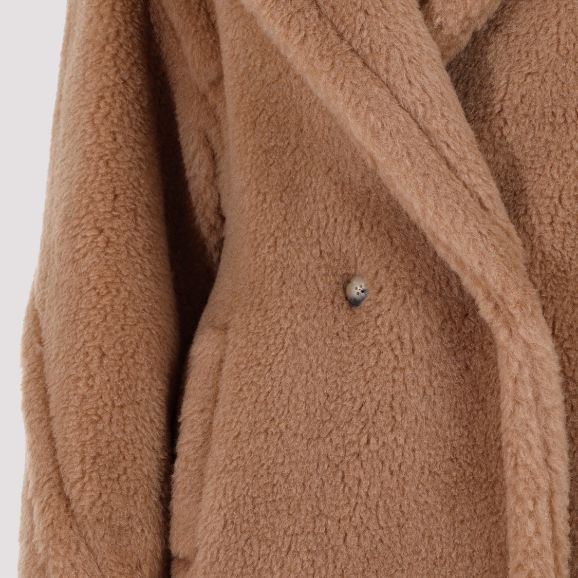 Max Mara Maxmara Teddy Bear Icon Coat Camel In Brown