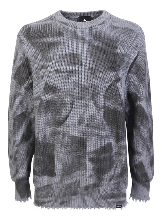 Mauna Kea Distressed Effect Sweater In Grey