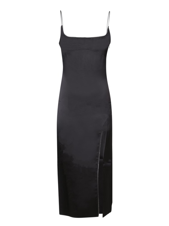 Jacquemus Viscose Dress In Black