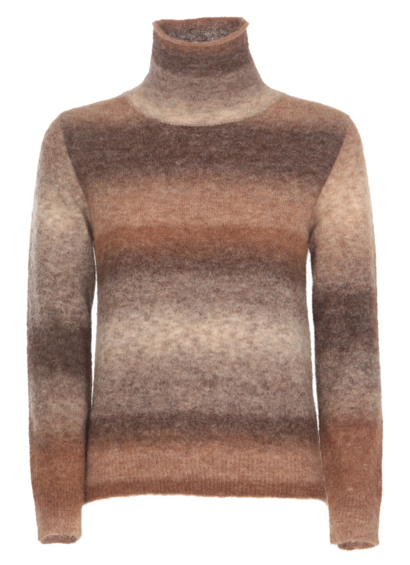 Kangra Alpaca Sweater In Brown