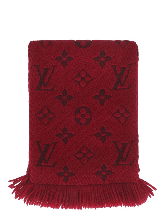 Pre-owned Louis Vuitton Red Wool Women's Scarf
