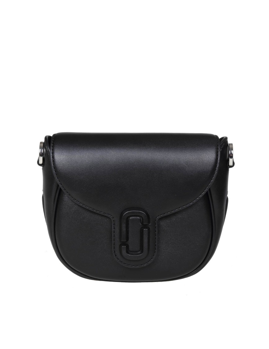 Marc Jacobs Womens Black The J Marc Small Saddle Bag In Black