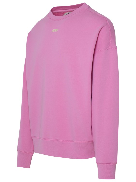 Shop Autry Mini Logo Sweatshirt In Pink