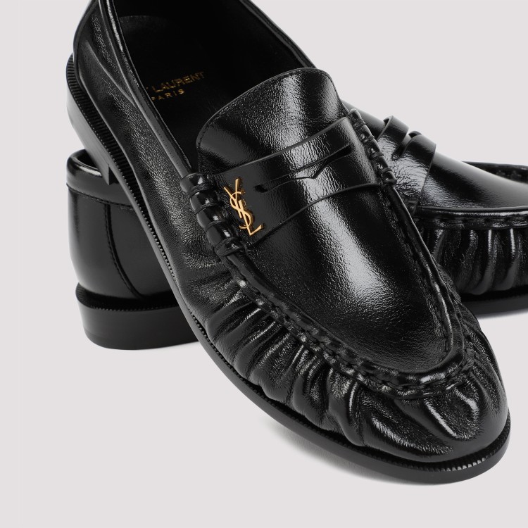 Saint Laurent Monogram Loafers In Calfskin In Black