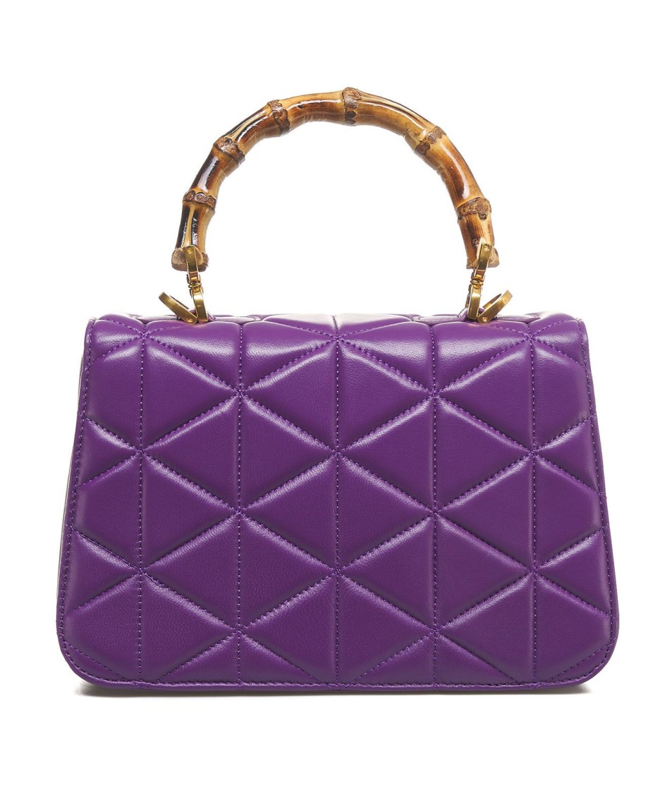 Shop La Carrie Purple Handbag "lea"