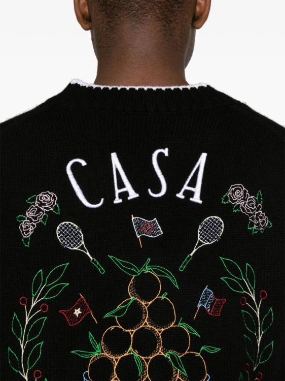 Shop Casablanca Casa Way Black Cardigan