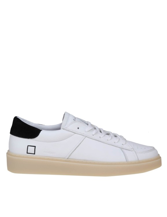 D.a.t.e. Ponente Sneakers In Black/white Leather