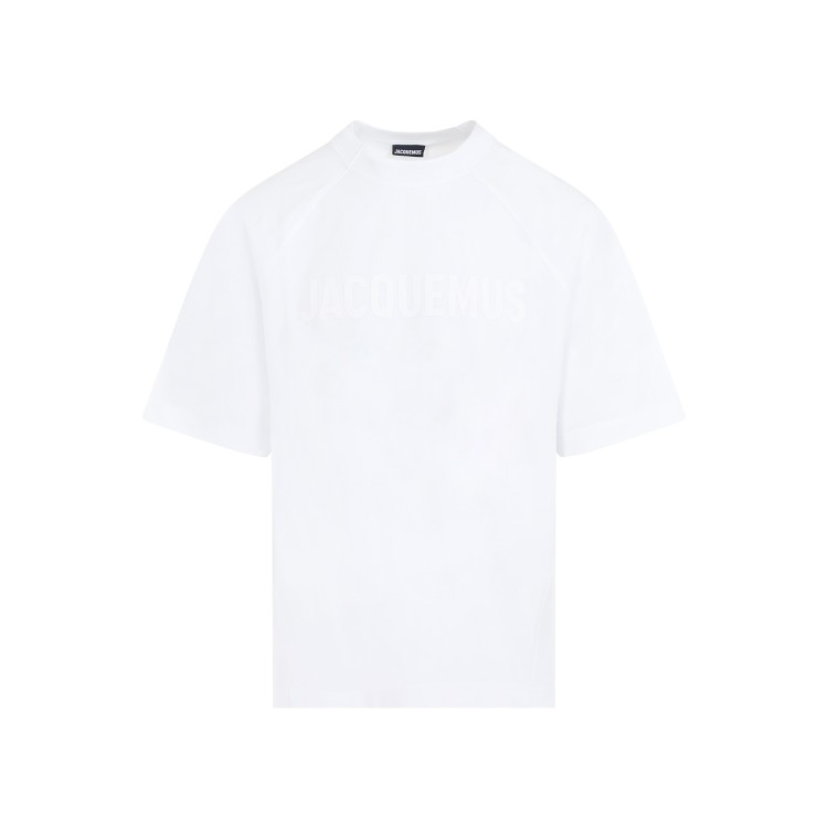Shop Jacquemus Le T-shirt Typo In White