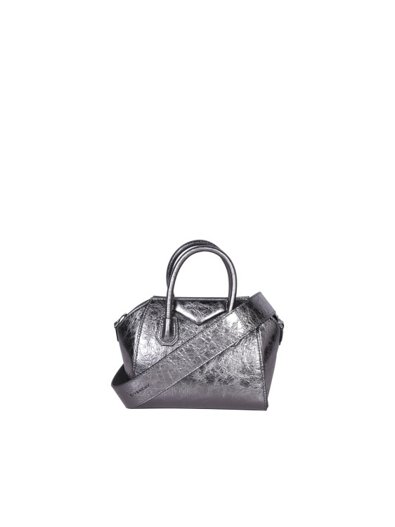 Givenchy Leather Bag In Grey