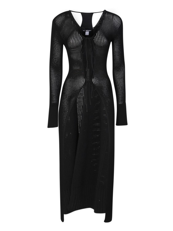 Andreädamo Andreādamo Woman Cardigan Black Size S/m Viscose, Polyester, Polyamide, Elastane In Black