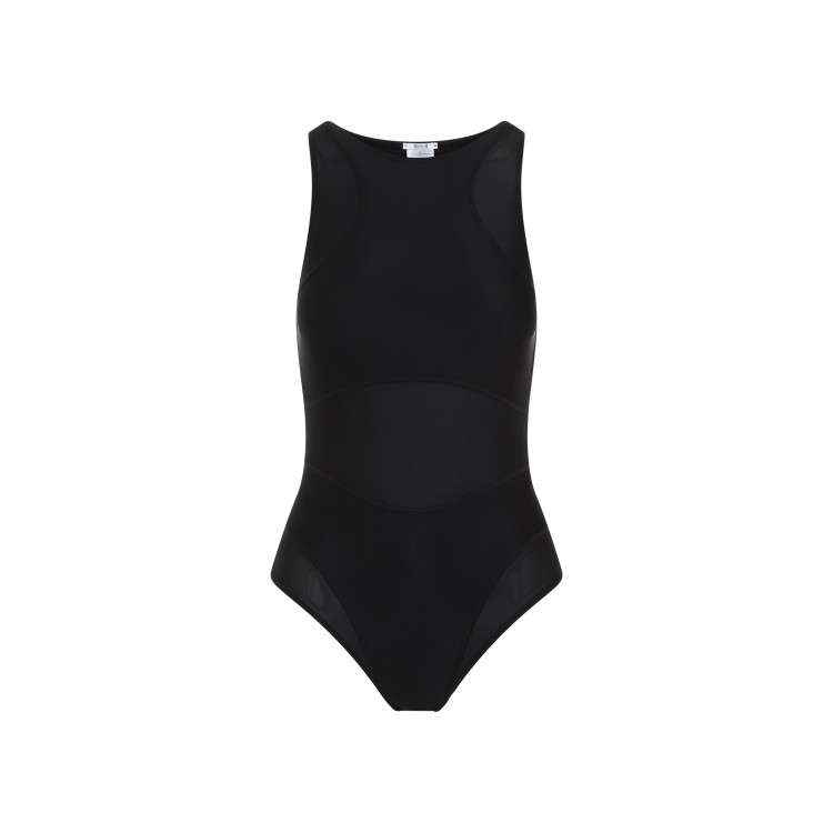 Shop Wolford Active Flow Black Polyamide Bodysuit