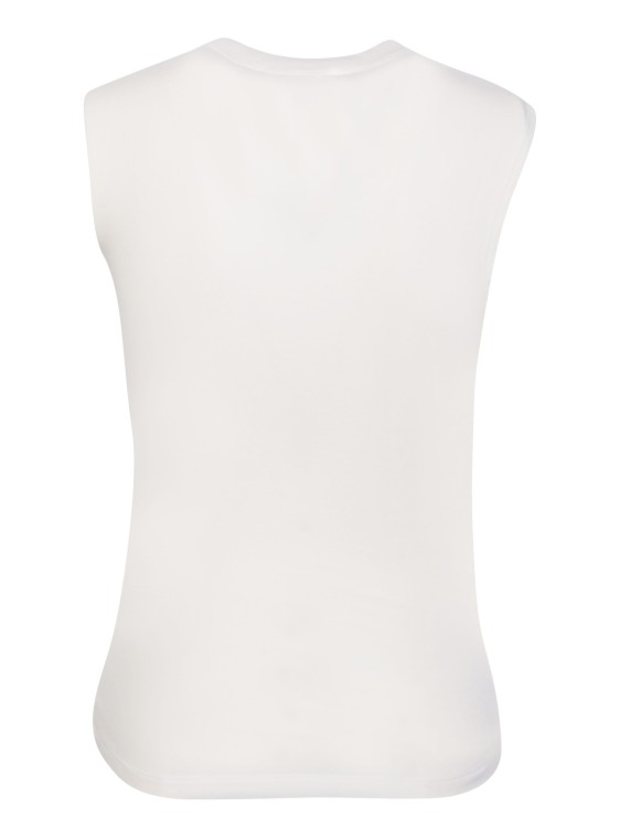Ambush Cut Out Hearts White Top In White