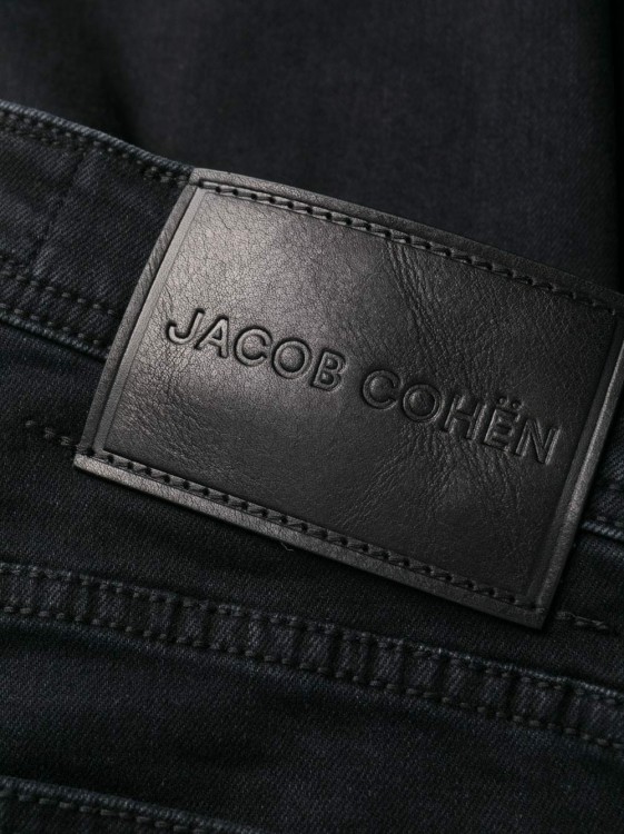Shop Jacob Cohen Black Nick Slim Denim Pants