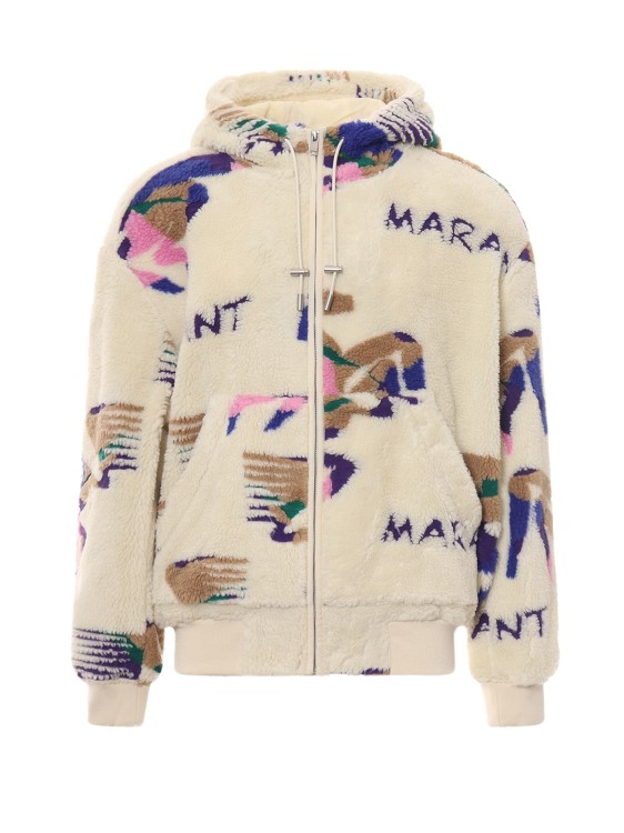 Shop Isabel Marant Multicolor Recycled Material Jacket In Neutrals