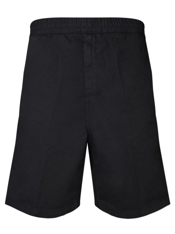 Shop Carhartt Cotton Bermuda Short In Black