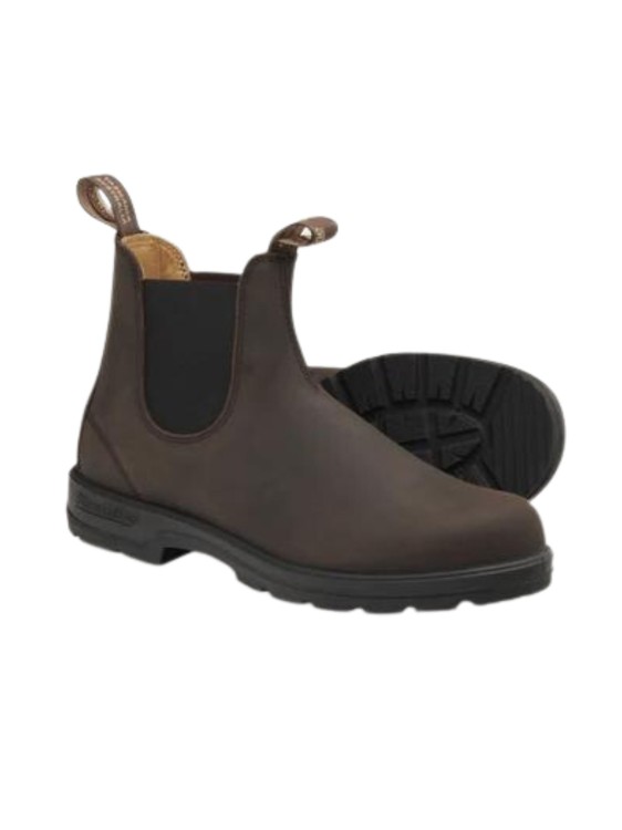 Shop Blundstone Brown Leather Ankle Boots