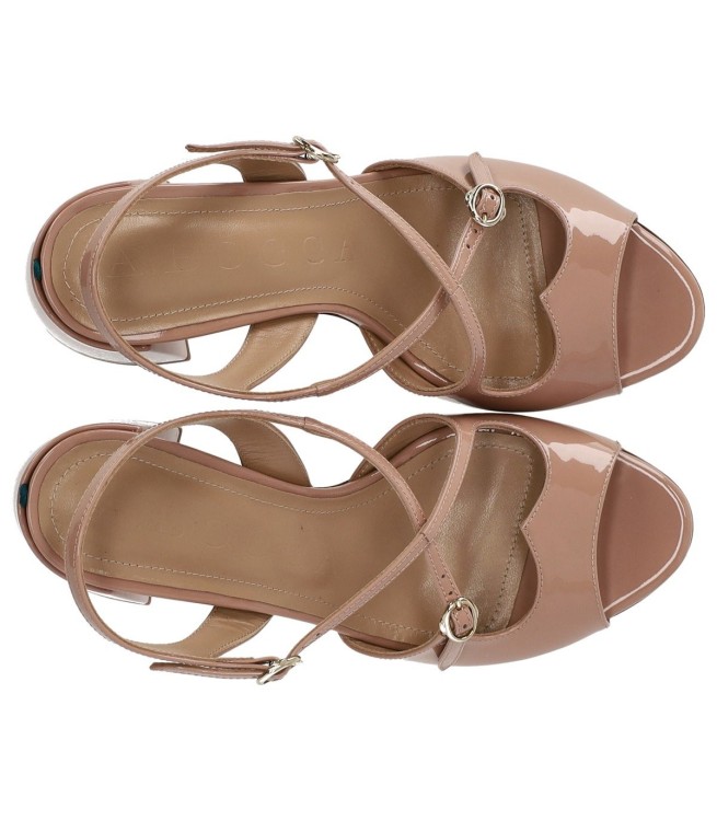 Shop A. Bocca Two For Love Pink Heeled Sandal In Neutrals
