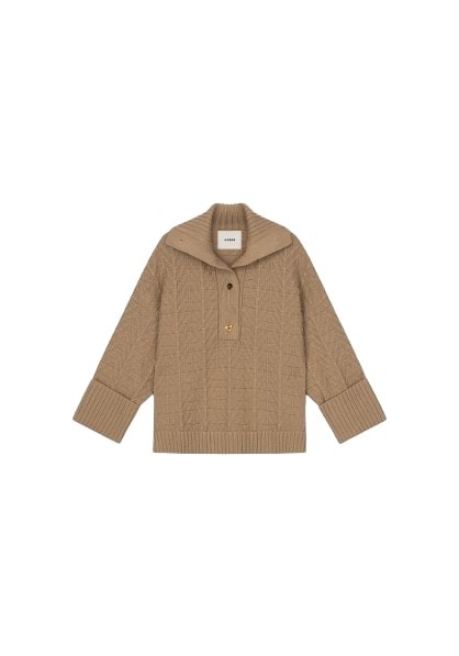 Shop Aeron Baker - Knitted Sweater In Neutrals
