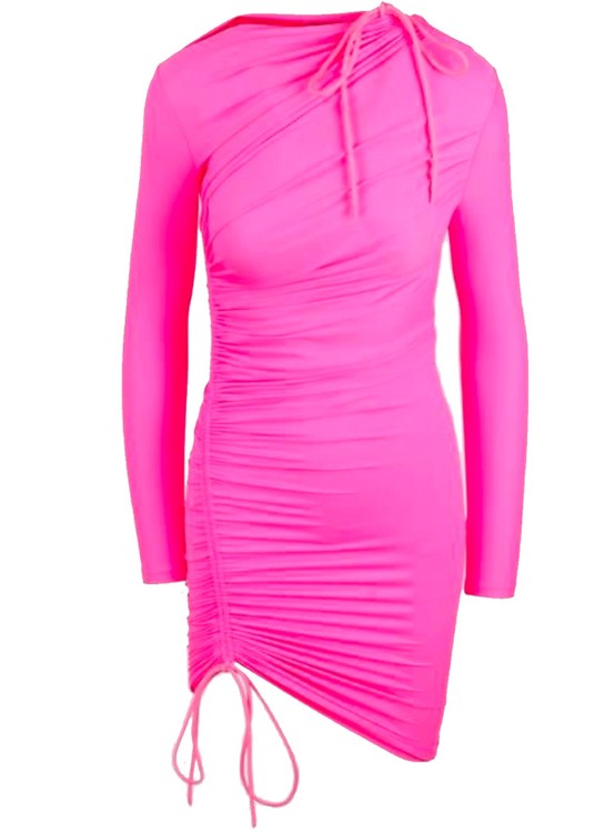 Shop Balenciaga Pink Mini Dress