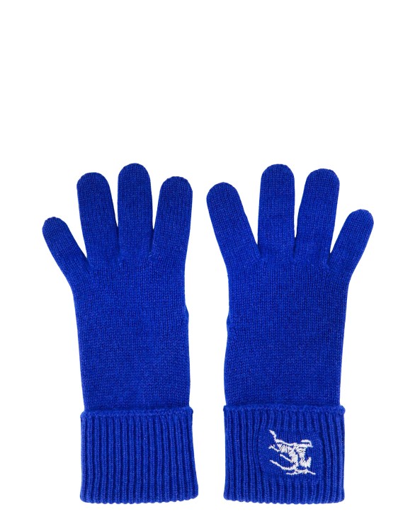 Burberry Cashmere Gloves In Blue