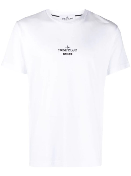 Shop Stone Island Archivio Ice Thermo-cromatic T-shirt White
