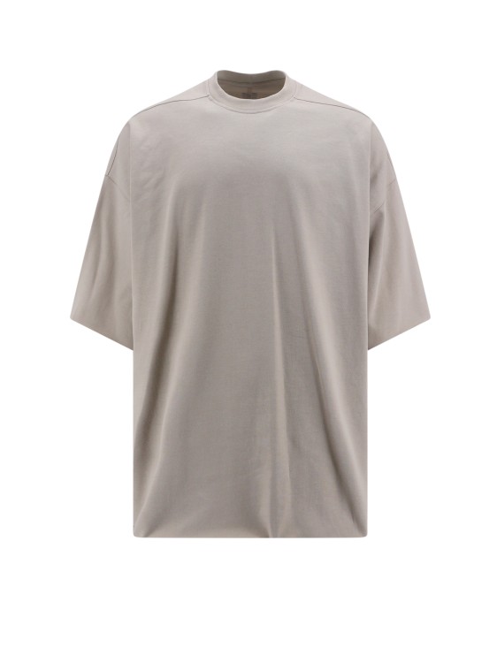 Shop Rick Owens Organic Cotton T-shirt In Grey
