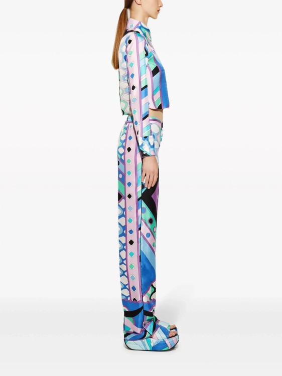 Shop Pucci Multicolored Vivara Pants