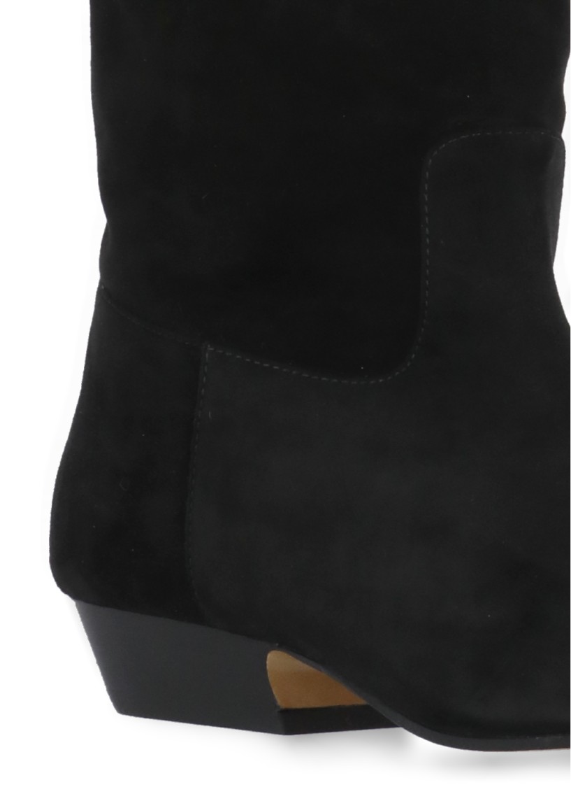 Shop Khaite Marfa Knee High Boots In Black