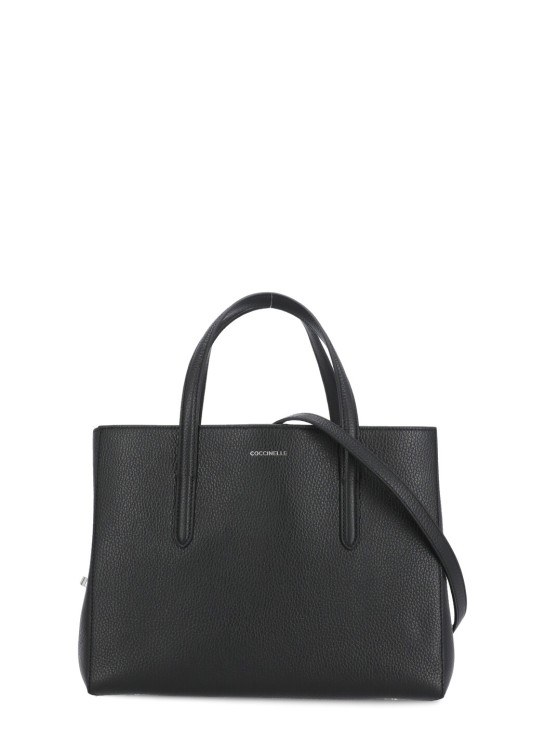 Shop Coccinelle Swap Handbag In Black