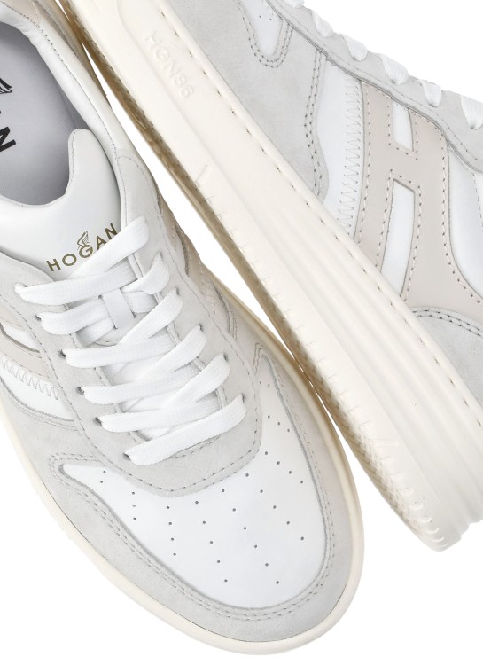 Shop Hogan H360 Sneakers In White